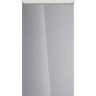 Шкаф зеркальный LEMARK ZENON 45х80 см 1 дверный, петли слева, с козырьком-подсветкой, с розеткой, белый глянец LM45ZS-Z